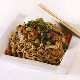Noodles yakisoba con verduras